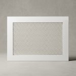 Белая алюминиевая решетка ПРН 150х100 RAL9016
