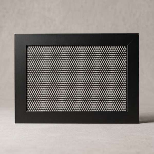 Черная алюминиевая решетка ПРН 100х100 RAL9005