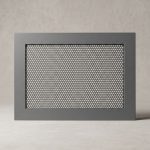 Серая алюминиевая решетка ПРН 100х100 RAL7024
